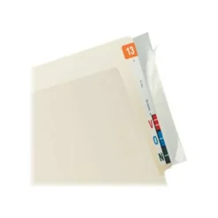 Tabbies Wrap-Around Folder End Tabs, Box Of 100 End Tabs