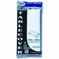 Tablemate Table Set Rectangular Table Covers, Heavyweight Plastic, 54