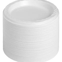 Tablemate Plastic Dinnerware, Plates, 6