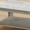 Table Set, 3pcs Set, Coffee, End, Side, Accent, Living Room, Grey Laminate, Transitional
