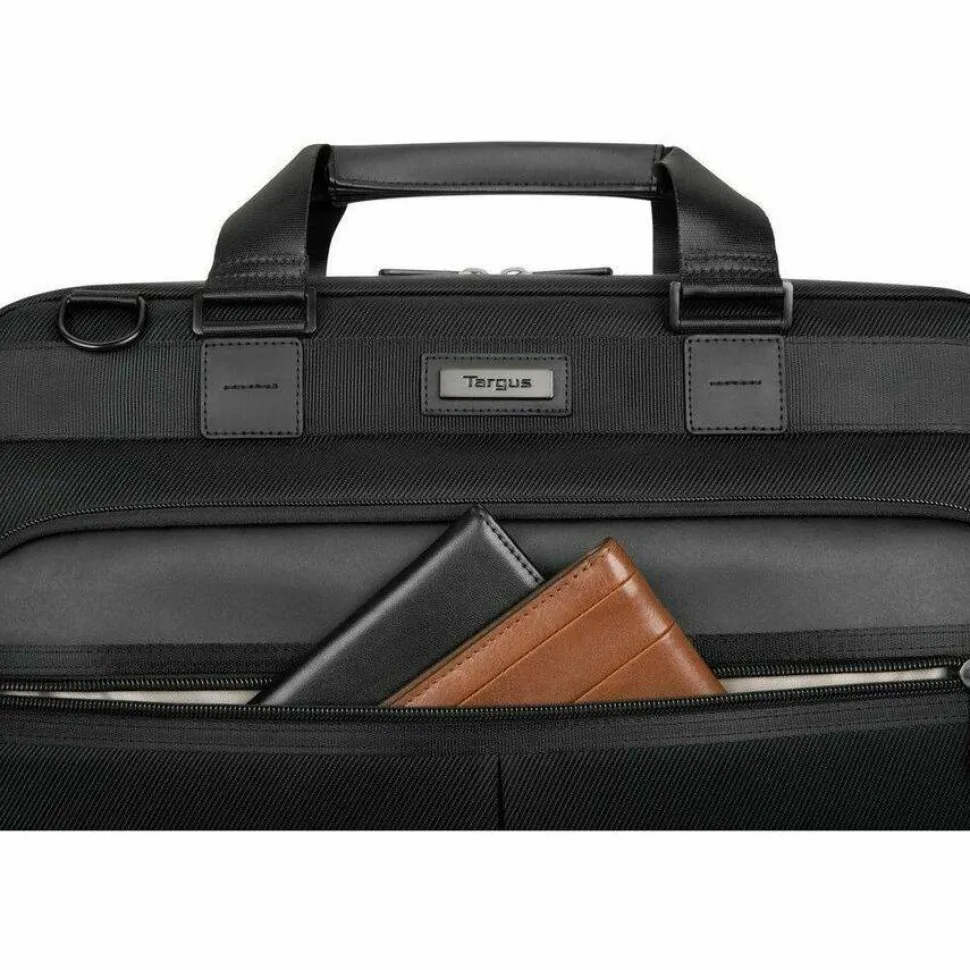 Targus Mobile Elite TBT045US Carrying Case (Briefcase) for 15" to 16" Notebook - Black - TAA Compliant