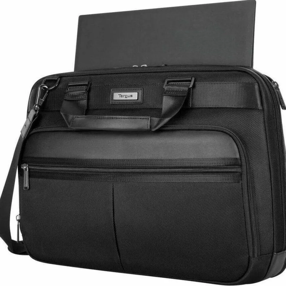 Targus Mobile Elite TBT045US Carrying Case (Briefcase) for 15" to 16" Notebook - Black - TAA Compliant