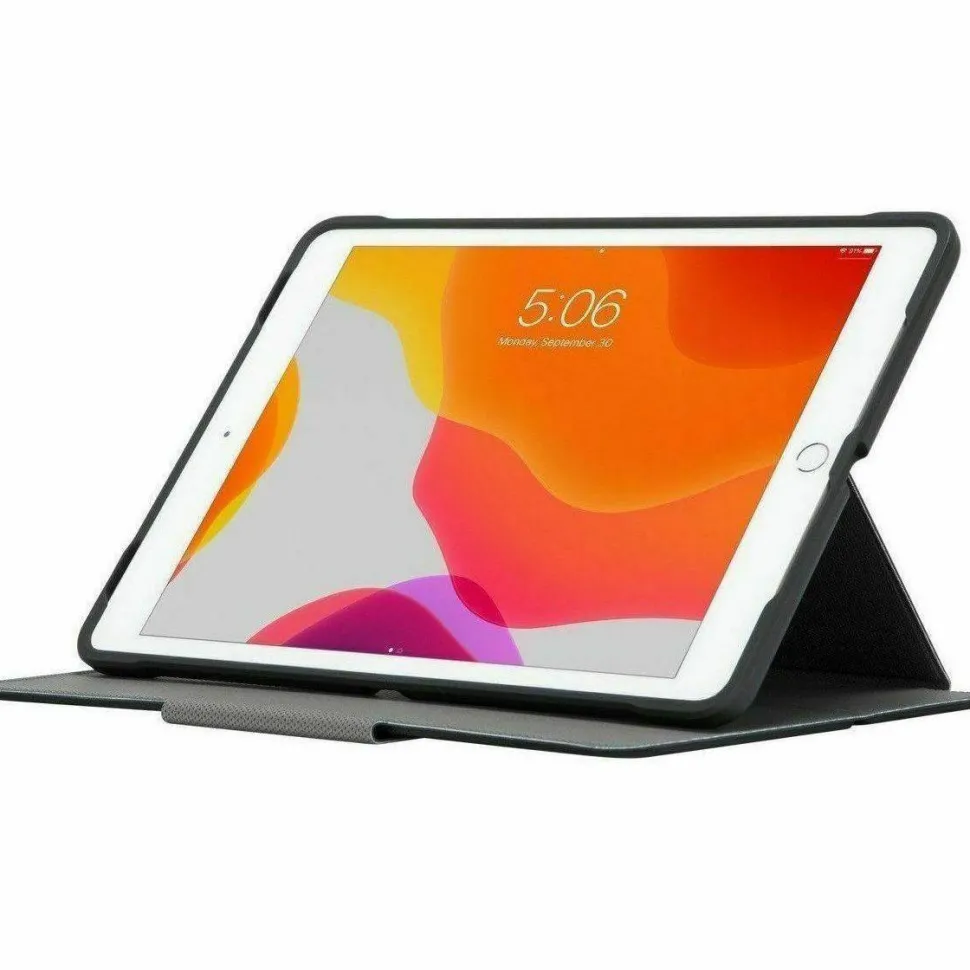 Targus Pro-Tek THZ852GL Carrying Case (Folio) for 10.2" to 10.5" Apple iPad (9th Generation), iPad (8th Generation), iPad (7th Generation), iPad Air, iPad Pro Apple Pencil, Stylus, Tablet - Black
