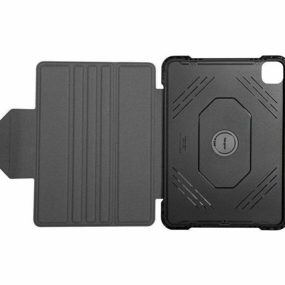 Targus Pro-Tek THZ866GL Rugged Carrying Case (Folio) for 10.9" to 11" Apple iPad Air (4th Generation), iPad Air (5th Generation), iPad Pro, iPad Pro (2nd Generation), iPad Pro (3rd Generation), iPad Pro (4th Generation) Tablet, Apple Pencil, Stylus - Blac