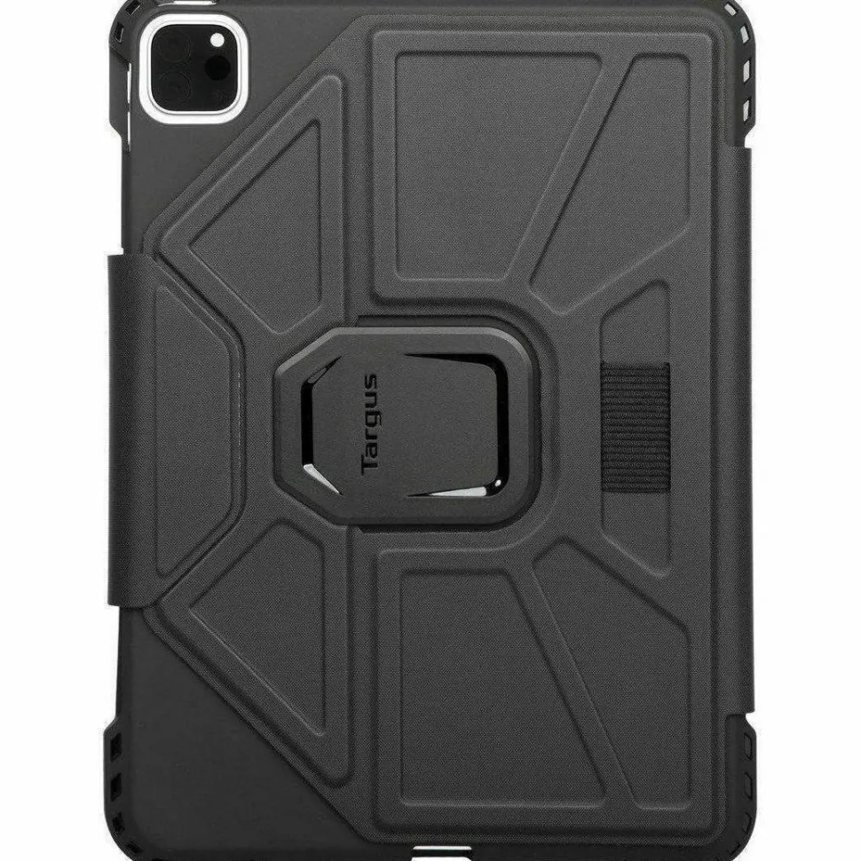 Targus Pro-Tek THZ866GL Rugged Carrying Case (Folio) for 10.9" to 11" Apple iPad Air (4th Generation), iPad Air (5th Generation), iPad Pro, iPad Pro (2nd Generation), iPad Pro (3rd Generation), iPad Pro (4th Generation) Tablet, Apple Pencil, Stylus - Blac