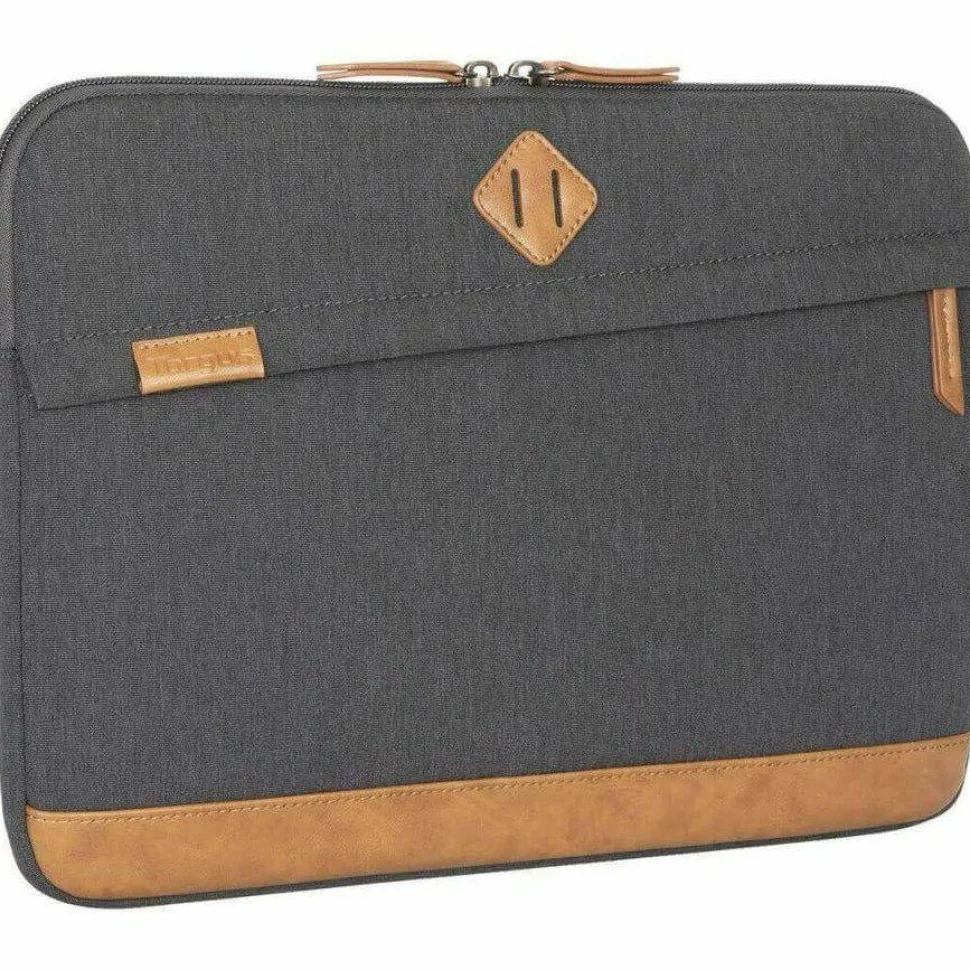 Targus Strata III TBS93004GL Carrying Case (Sleeve) for 14" Notebook - Gray, Brown