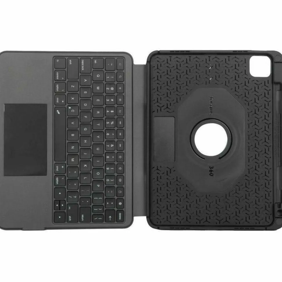 Targus Versavu THZ967US Keyboard/Cover Case (Folio) for 11" Apple iPad Air 11 (2024), iPad (10th Generation), iPad Air (4th Generation), iPad Air (5th Generation), iPad Pro (2nd Generation), iPad Pro (3rd Generation), iPad Pro (4th Generation), iPad Pro T
