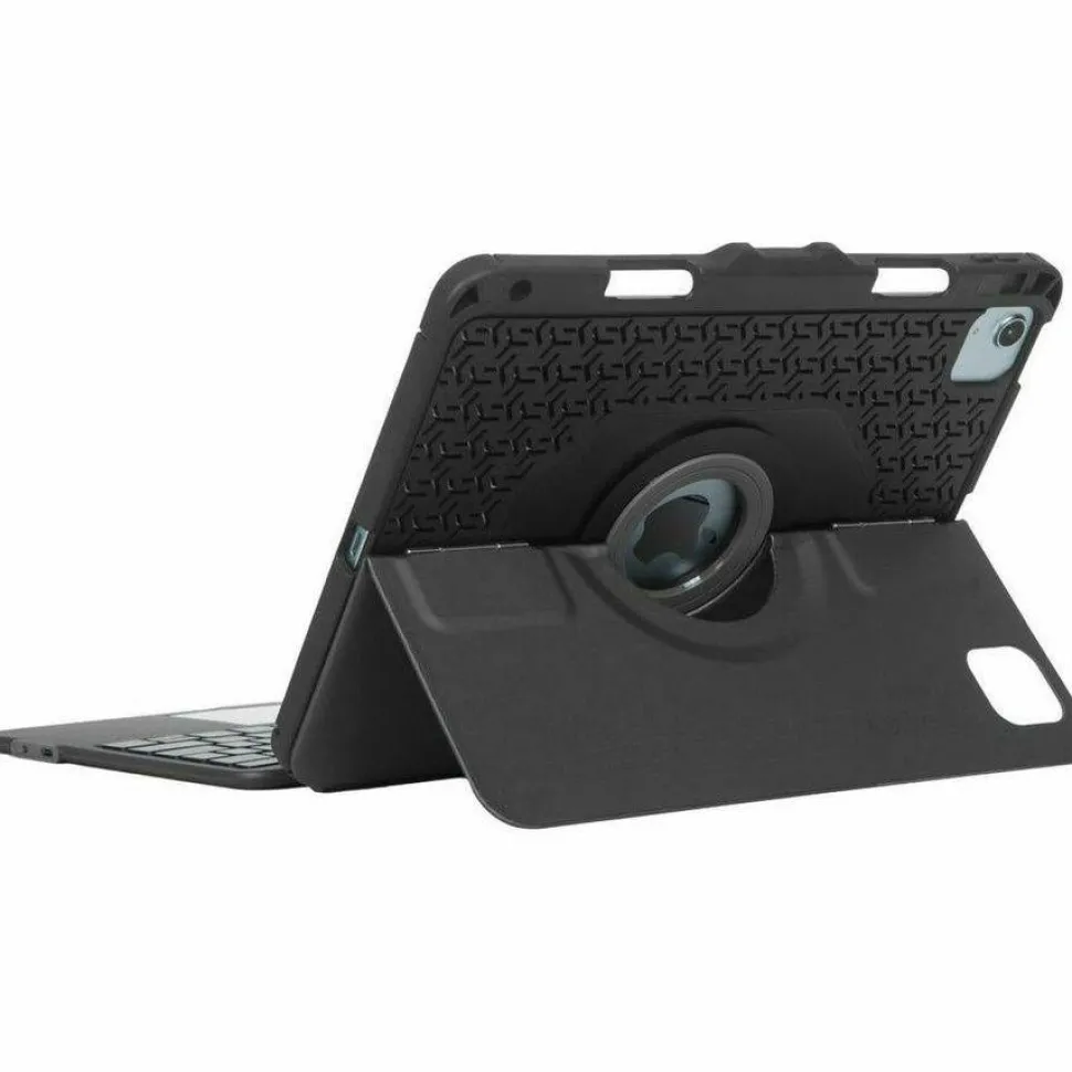 Targus Versavu THZ967US Keyboard/Cover Case (Folio) for 11" Apple iPad Air 11 (2024), iPad (10th Generation), iPad Air (4th Generation), iPad Air (5th Generation), iPad Pro (2nd Generation), iPad Pro (3rd Generation), iPad Pro (4th Generation), iPad Pro T