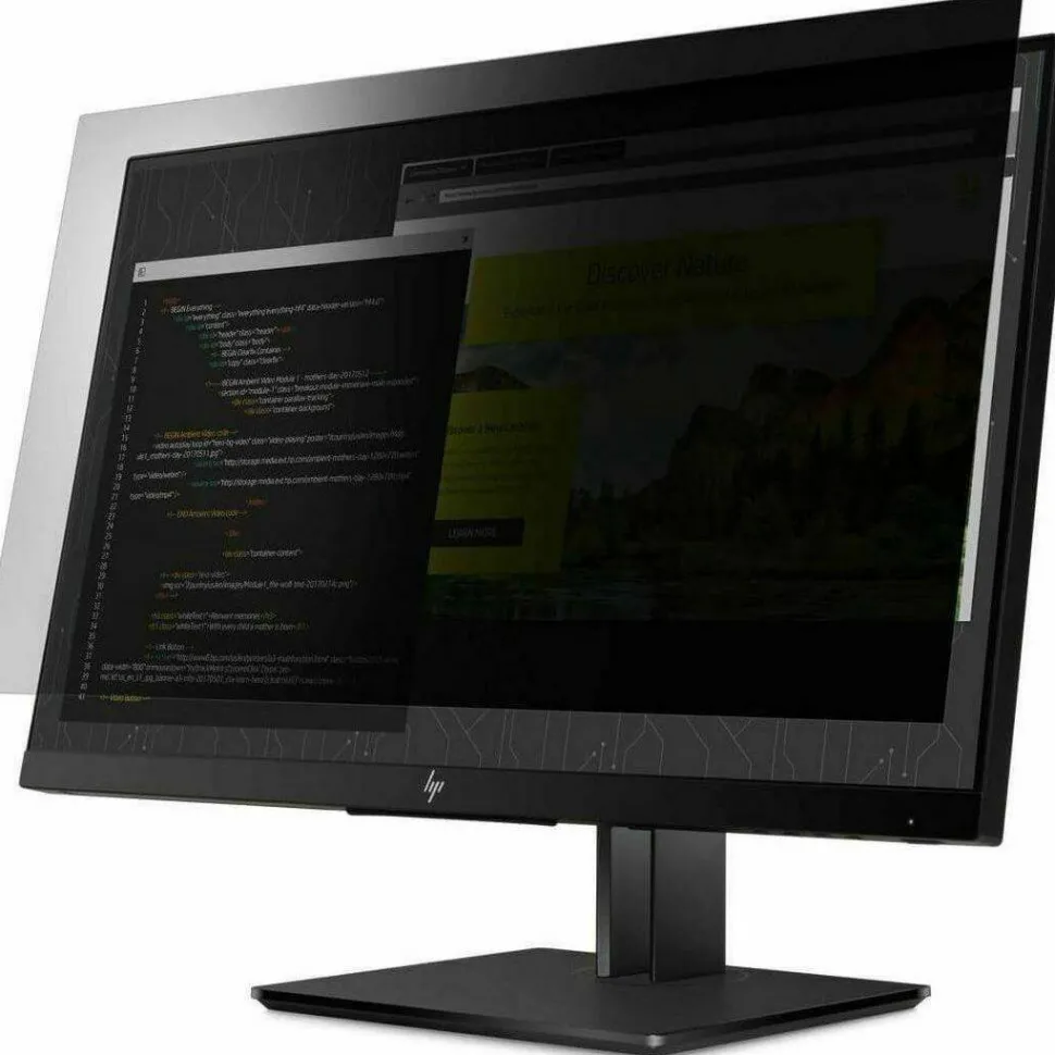 Targus 4Vu Privacy Screen for HP EliteDisplay E243 and HP Z24nf G2, Landscape Clear
