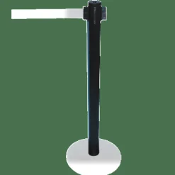 Tatco Adjusta-Tape Black Crowd Control Stanchions, 40