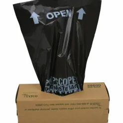Tatco Dog Waste Station Refill Bags - Black - Waste Disposal, Office, Park, Home - 200/Box - 10 / Carton
