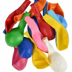 Tatco Latex Balloons, 12", Assorted Colors, Pack of 100