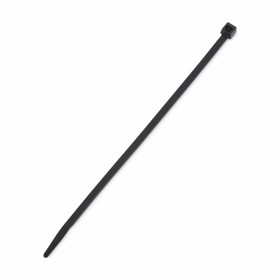 Tatco Tamper-proof Cable Ties - Cable Tie - Black - 1000 Pack