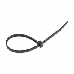 Tatco Tamper-proof Cable Ties - Cable Tie - Black - 1000 Pack