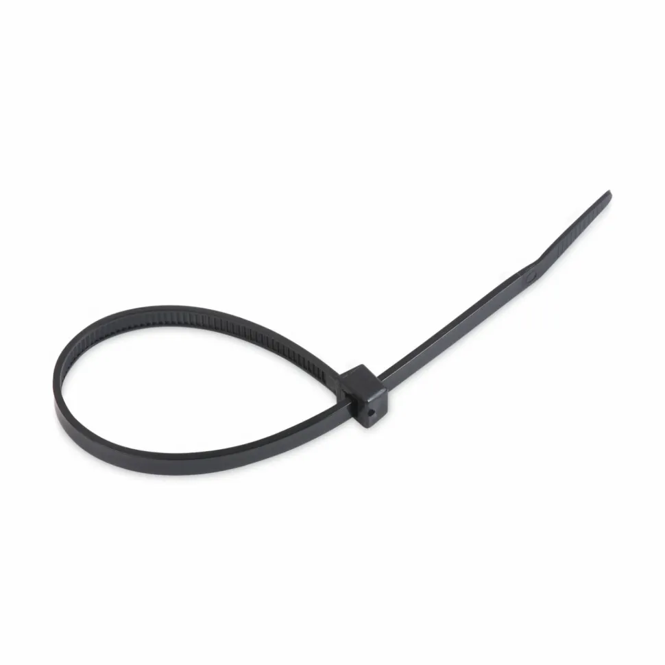 Tatco Tamper-proof Cable Ties - Cable Tie - Black - 1000 Pack