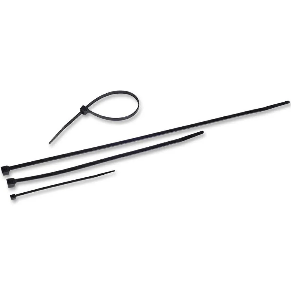 Tatco Tamper-proof Cable Ties - Cable Tie - Black - 1000 Pack