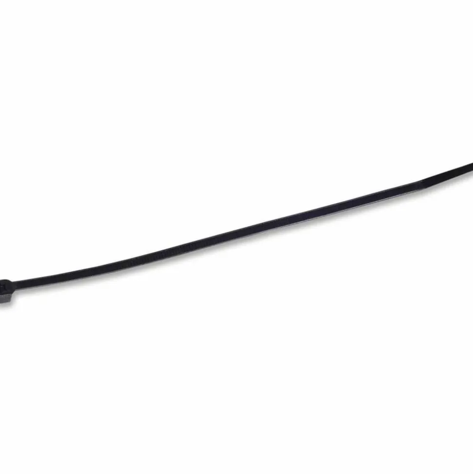 Tatco Tamper-proof Cable Ties - Cable Tie - Black - 1000 Pack