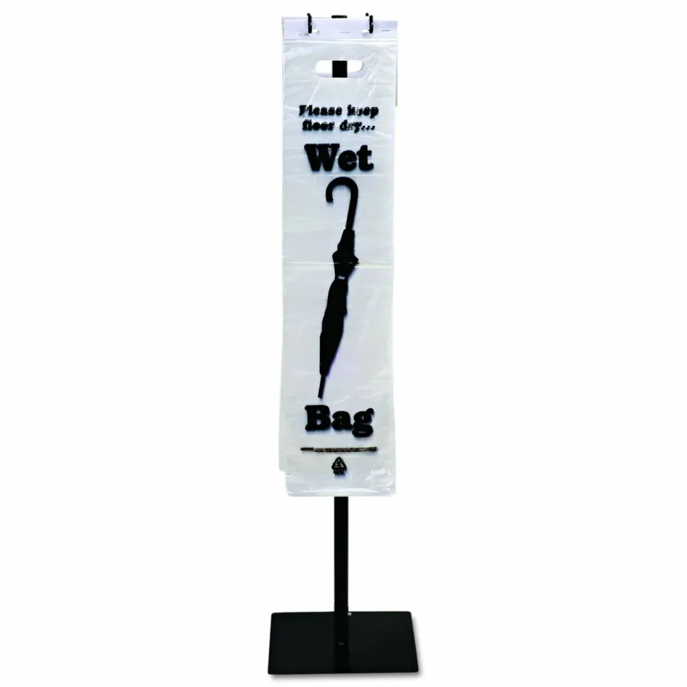 TATCO Umbrella Bags, Black/Clear, Box Of 1,000