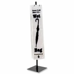 TATCO Umbrella Bags, Black/Clear, Box Of 1,000