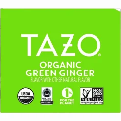 Tazo Regenerative Organic Green Ginger Green Tea Bag