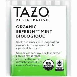 Tazo Regenerative Organic Refresh Mint Herbal Tea Bag