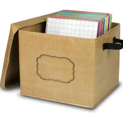 Teacher Created Resources Burlap Storage Box