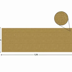 Teacher Created Resources Better Than Paper Bulletin Board Roll, 4 ft x 12 ft, Burlap