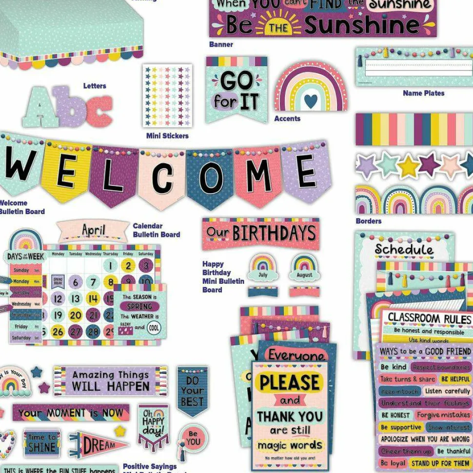 Teacher Created Resources Oh Happy Day Decor Set