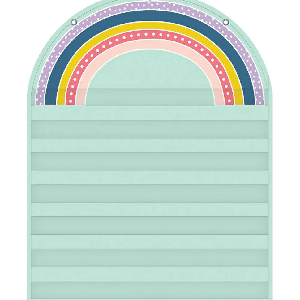 Teacher Created Resources Oh Happy Day Rainbow 7 Pocket Chart