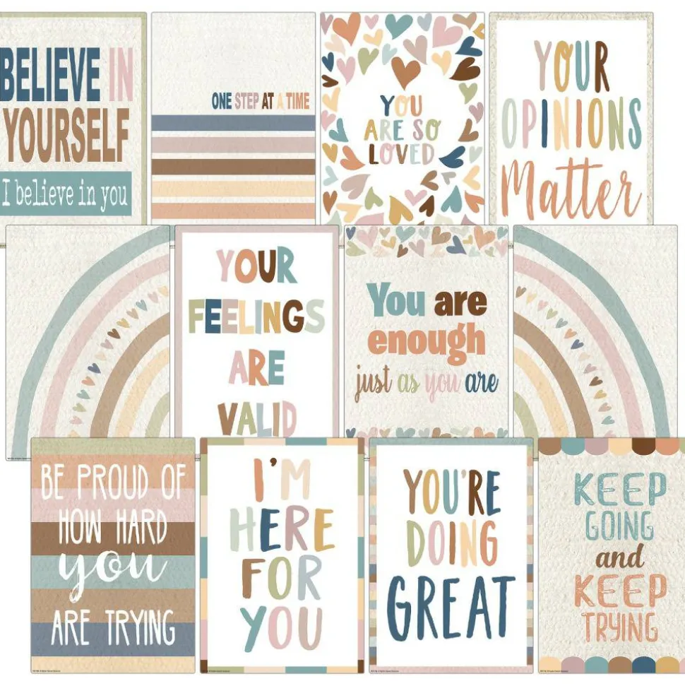 Teacher Created Resources Everyone Is Welcome Small Posters, 15-3/4" x 11", Pack Of 12 Posters