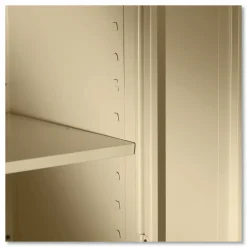 Tennsco Deluxe Steel Storage Cabinet, 4 Adjustable Shelves, 78