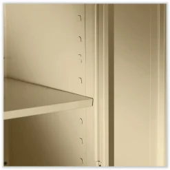 Tennsco 72" High Standard Cabinet (Assembled), 36w x 18d x 72h, Putty