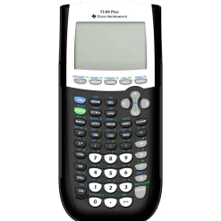 Texas Instruments TI-84 Plus Graphing Calculator, Black/Silver/White