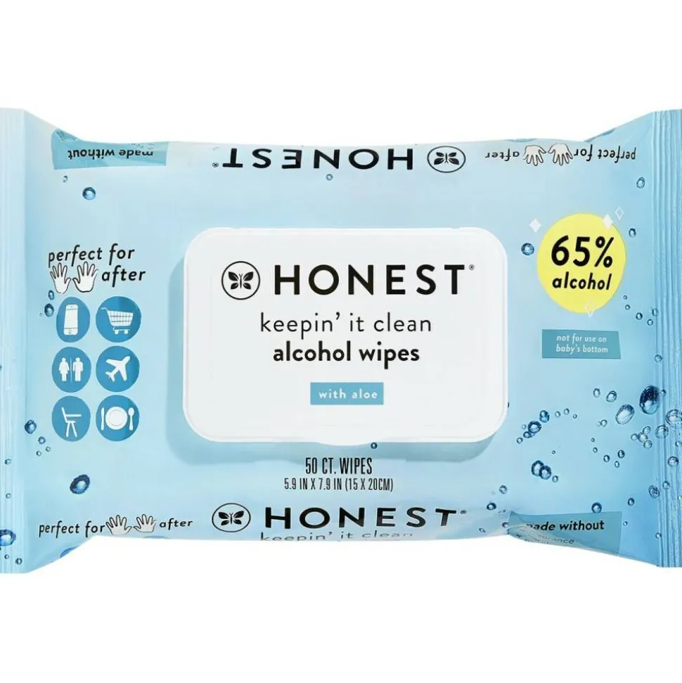 The Honest Company Sanitizing Wipes, Unscented, 50 Wipes