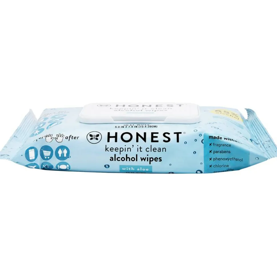 The Honest Company Sanitizing Wipes, Unscented, 50 Wipes