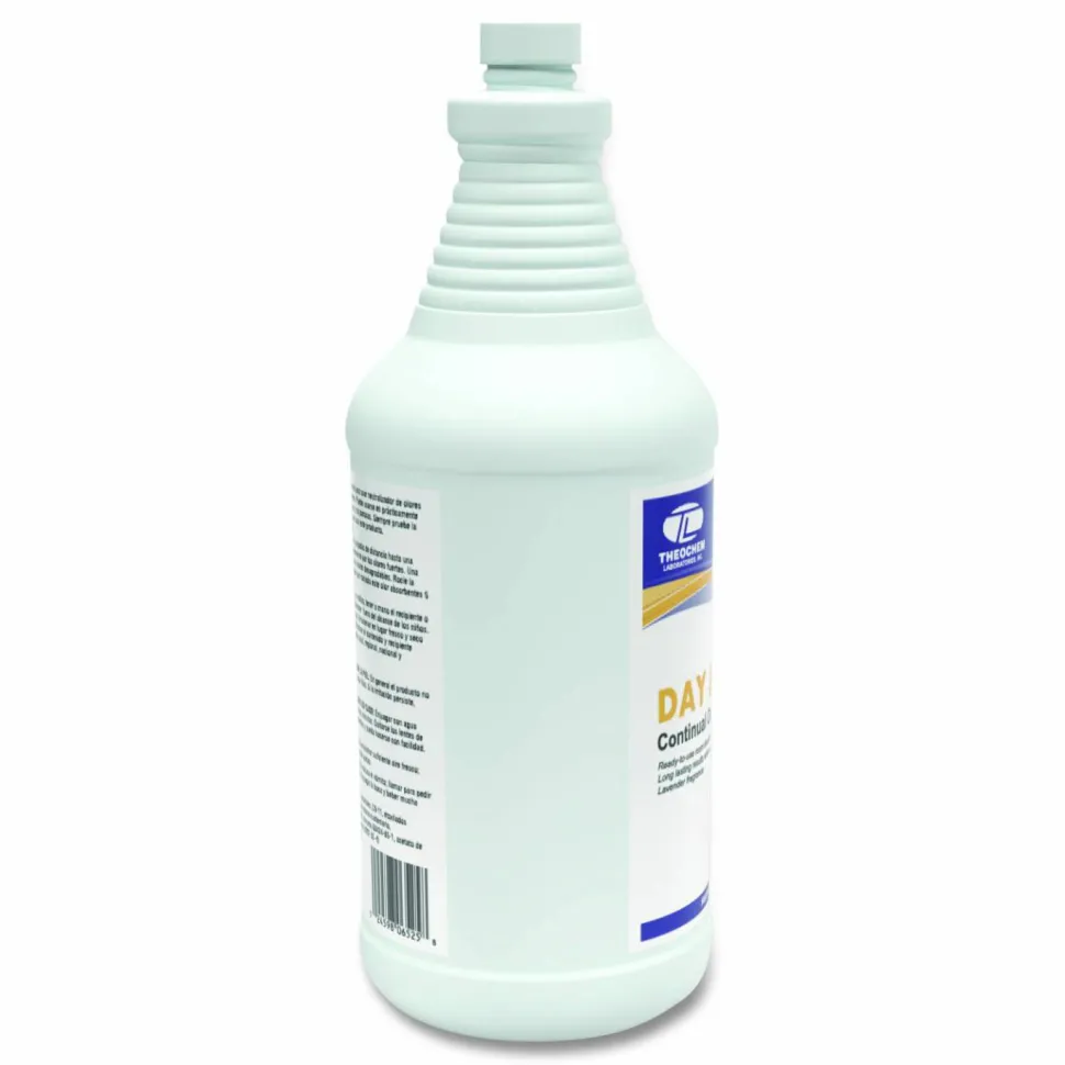 Theochem Laboratories Day and Night Wicking Odor Absorber, Lavender Scent, 32 oz Bottle, 12/Carton