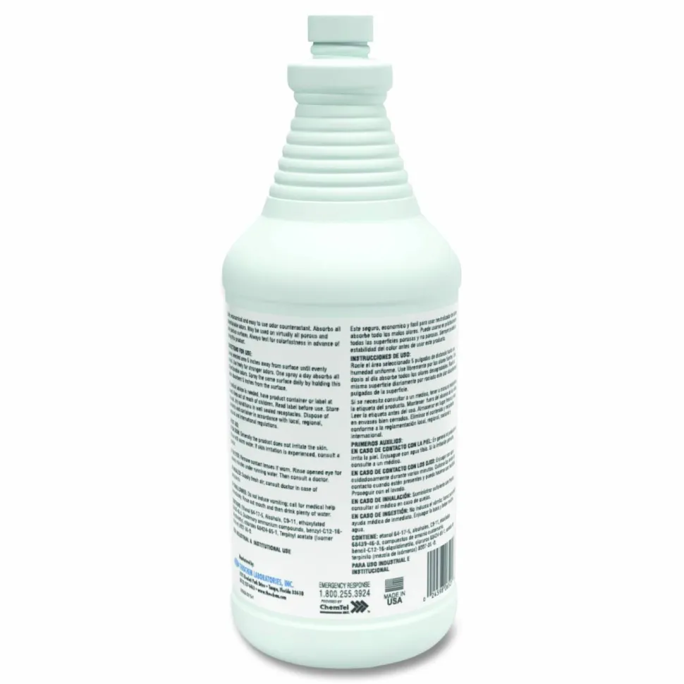 Theochem Laboratories Day and Night Wicking Odor Absorber, Lavender Scent, 32 oz Bottle, 12/Carton