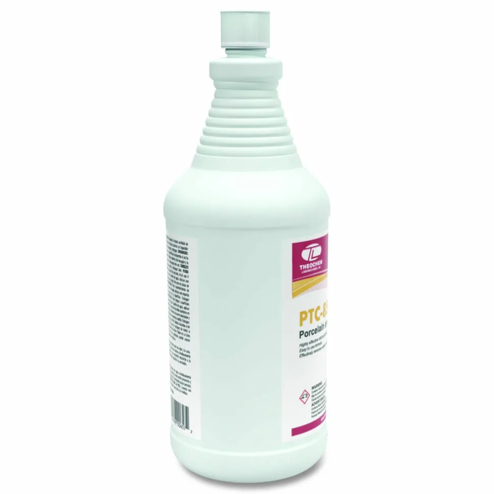 Theochem Laboratories PTC-85 Porcelain and Tile Cleaner, 32 oz Bottle, 12/Carton