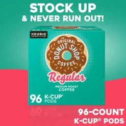 The Original Donut Shop Coffee K-Cups, Donut Shop, Medium Roast, 96 K-Cups