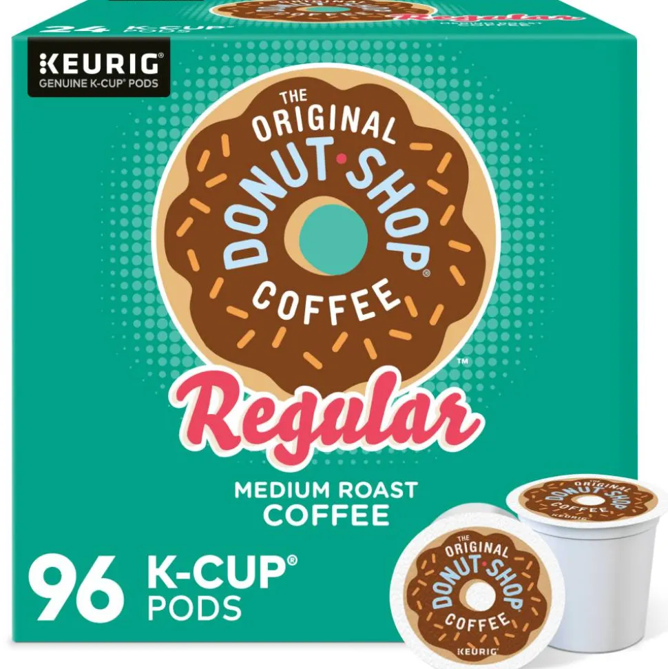 The Original Donut Shop Coffee K-Cups, Donut Shop, Medium Roast, 96 K-Cups
