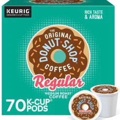 The Original Donut Shop Regular Coffee Single-Serve K-Cup, Pack of 70 Pods