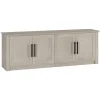 Thornwell Rectangular TV Stand for TV's up to 78" in Alder White