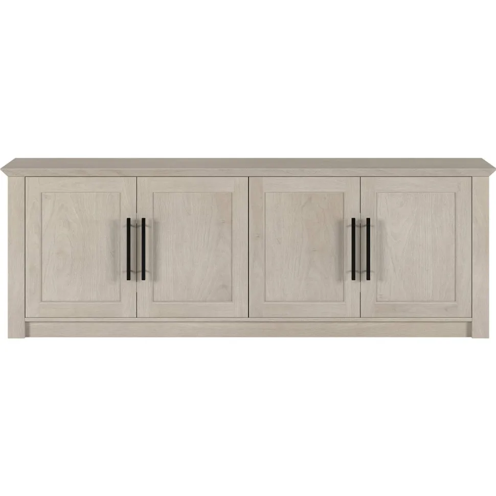 Thornwell Rectangular TV Stand for TV's up to 78" in Alder White