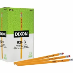 Ticonderoga Dixon Pencils, #2 Soft Lead, Box Of 144
