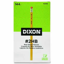 Ticonderoga Dixon Pencils, #2 Soft Lead, Box Of 144