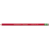 Ticonderoga Erasable Checking Pencils, Presharpened, Carmine Red, Pack Of 12