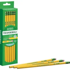 Ticonderoga Pencils, #2 Lead, Medium Soft, Pack of 24