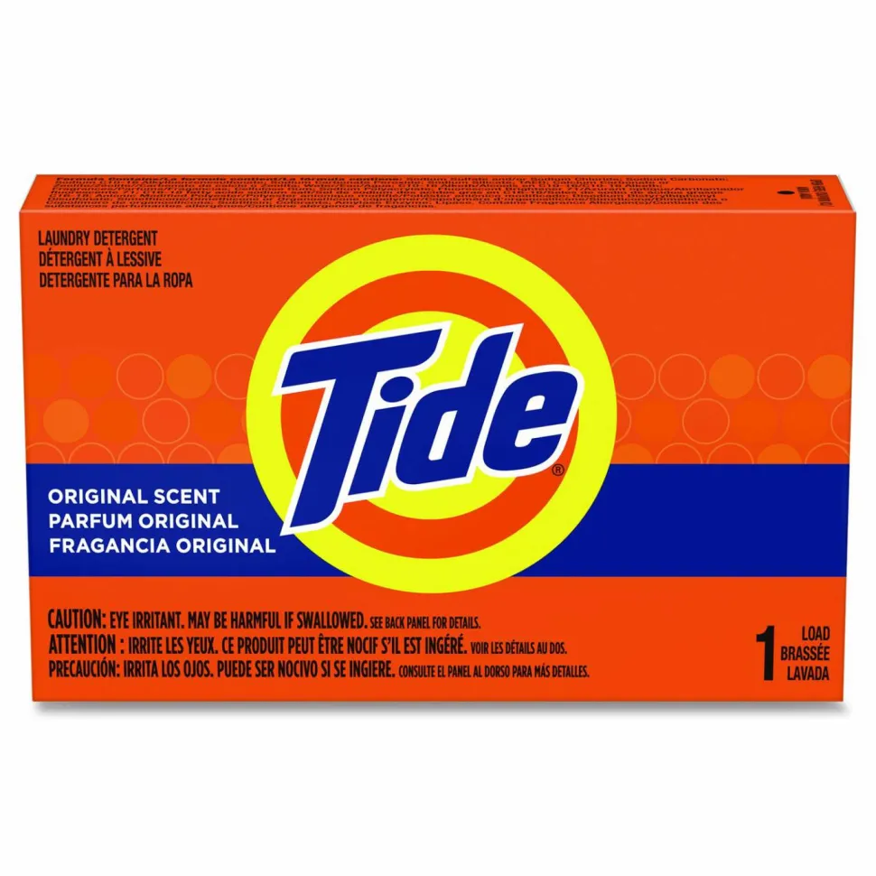 Tide Coin Vend Powder Laundry Detergent, HE Compatible, Tide Original Scent, 1.1 oz, 156/Carton