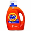 Tide HE Laundry Detergent, Original Scent, Liquid, 64 Loads, 80 oz Bottle, 4/Carton