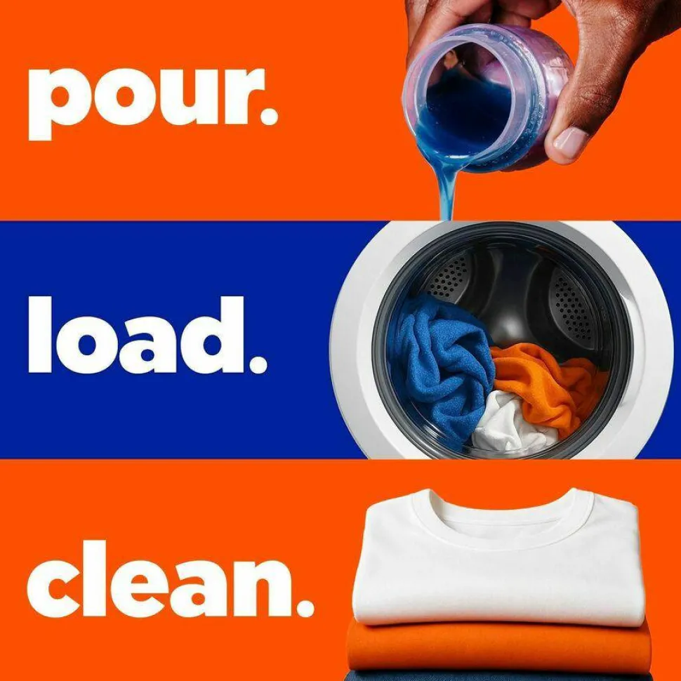 Tide Liquid Tide Laundry Detergent, Original Scent, 32 Loads, 40 oz Bottle, 6/Carton